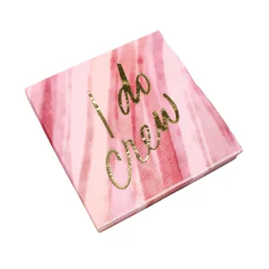 5" Beverage Napkin - I Do Crew (Pack of 20)