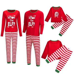 Autumn Winter Pajamas Christmas Print Parent-child Suit Wholesale