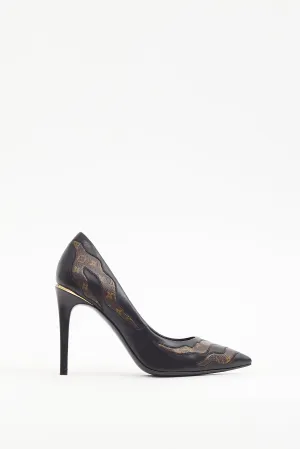 Black & Brown Monogram Hypnotic Heel
