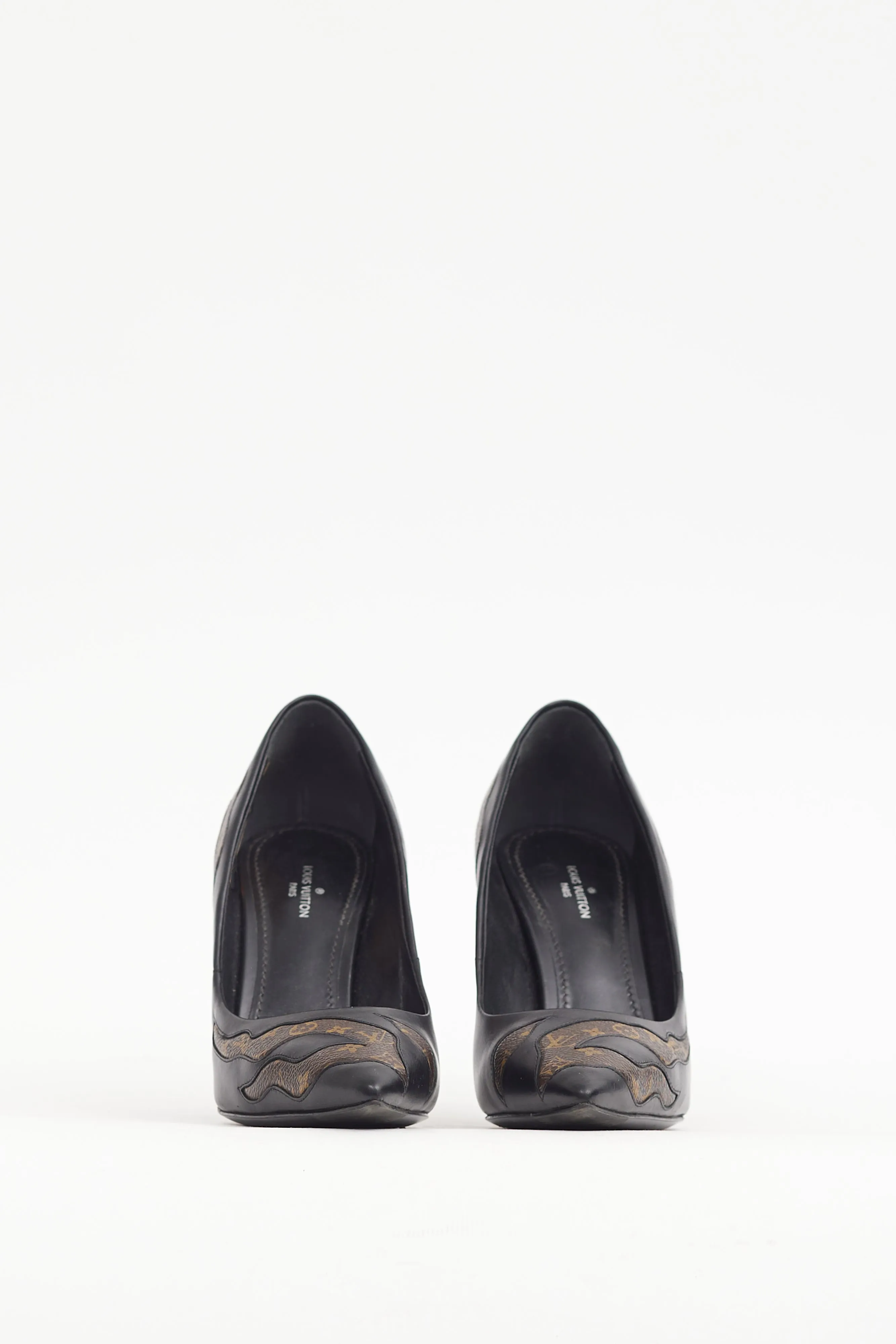 Black & Brown Monogram Hypnotic Heel