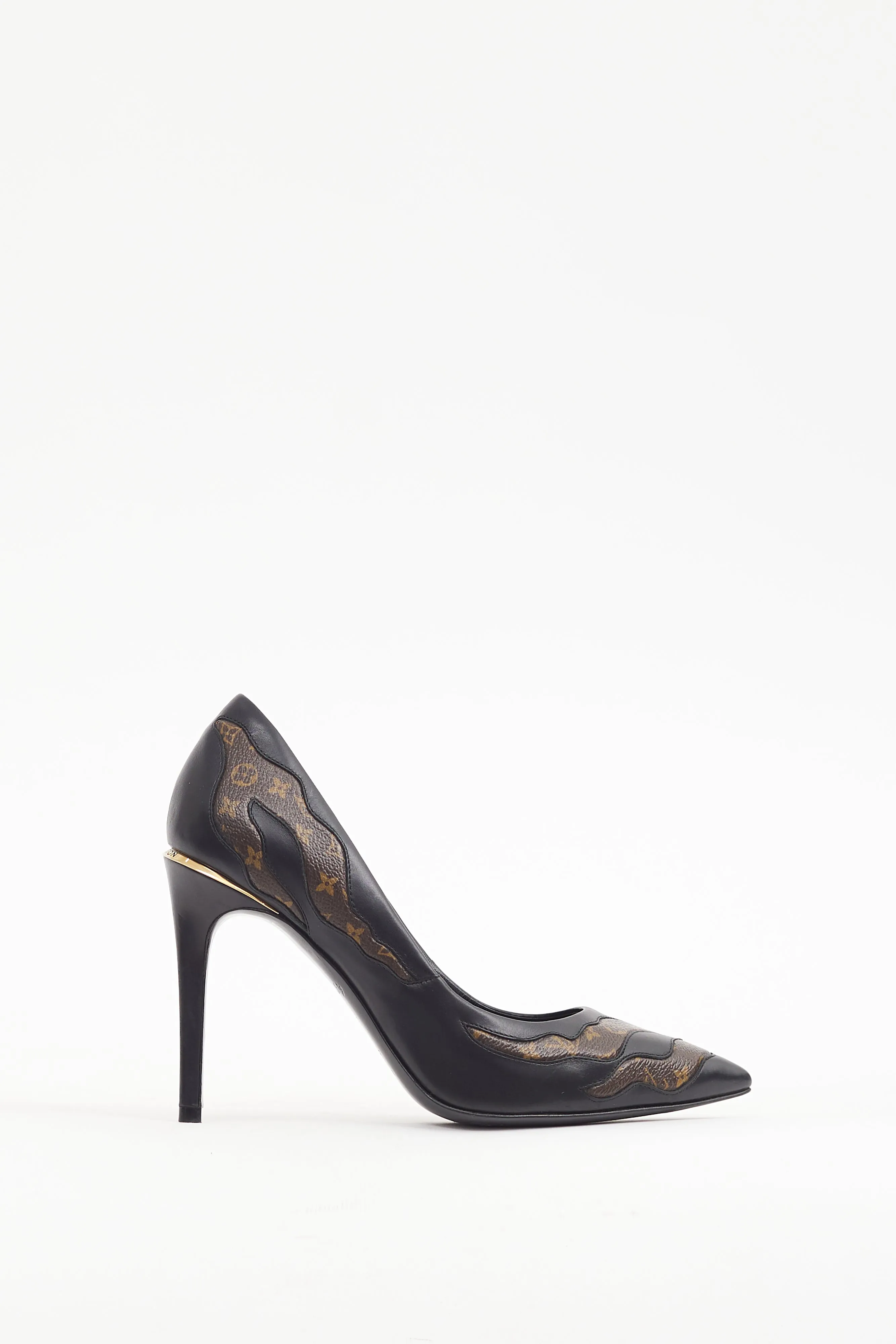 Black & Brown Monogram Hypnotic Heel