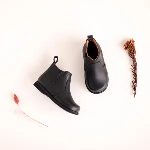 Black Ophelia {Children's Leather Boots}