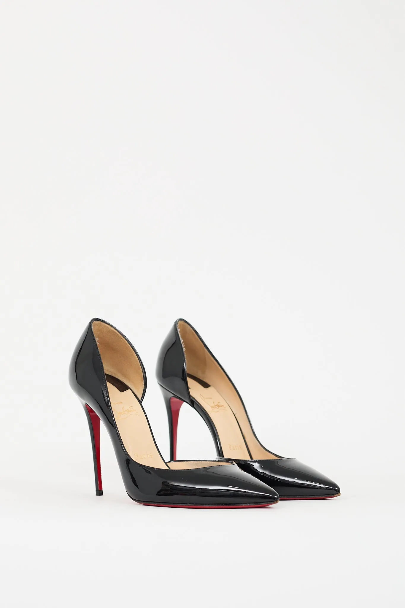 Black Patent Leather Iriza Pump