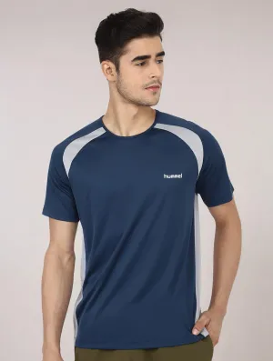 Calin Round Neck Half Sleeve Solid Regular fit Polyester T-shirt for Men Comfortable Breathable Fabric Stretchable for Everyday Use Ideal for Yoga Training Gym Running or Performance