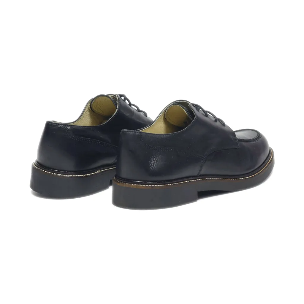 Caprice Lace Ups Leather Black Colour For Women