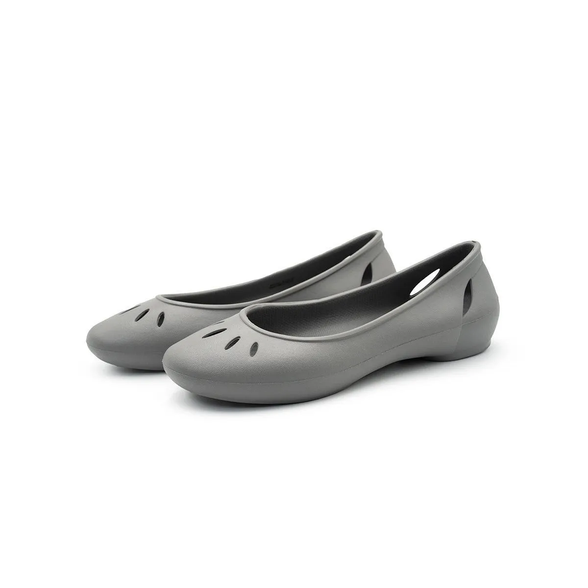 Crocs Kelli Ballerinas Rubber Grey Colour For Women