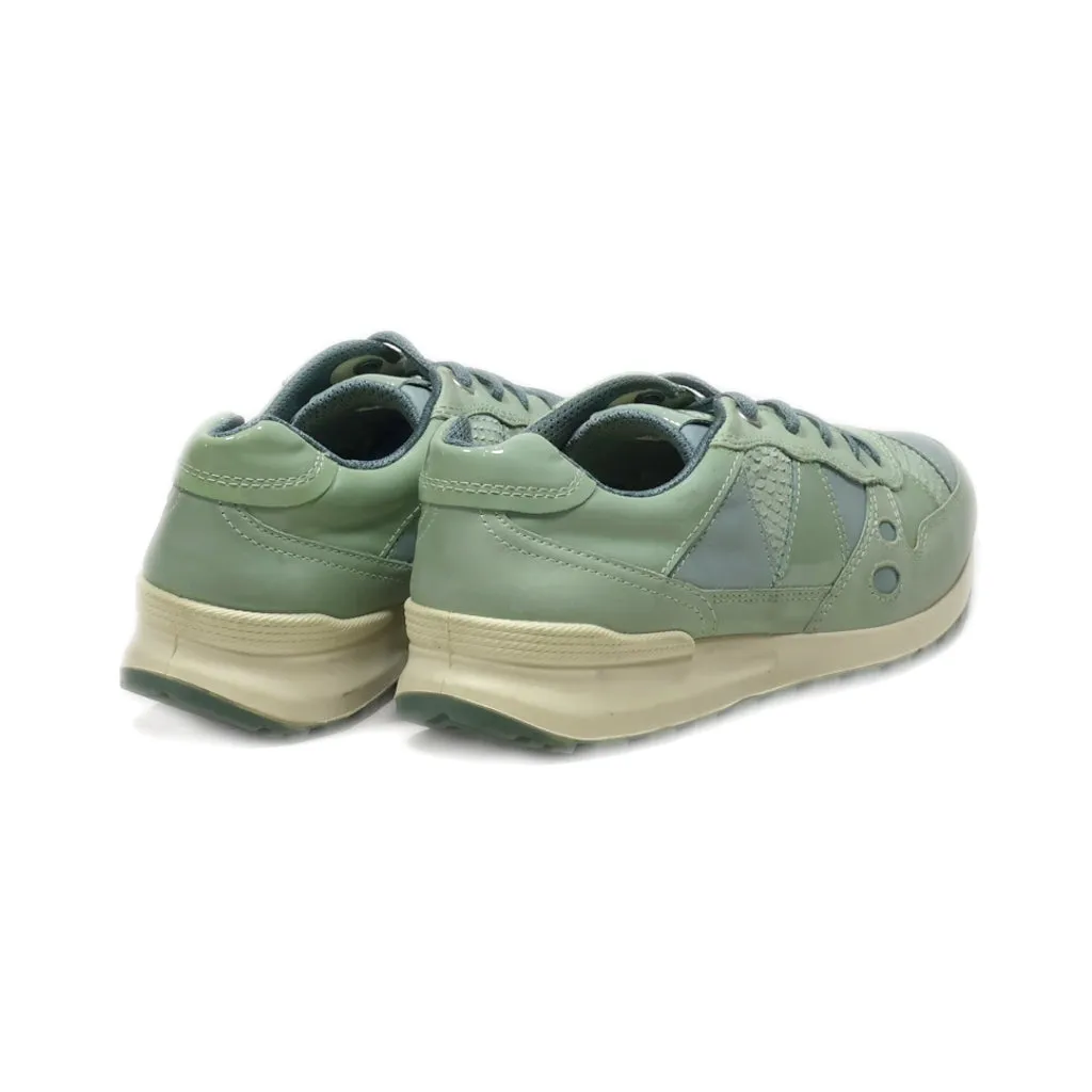 Ecco Lace Ups Pu Leather Grey Colour For Women