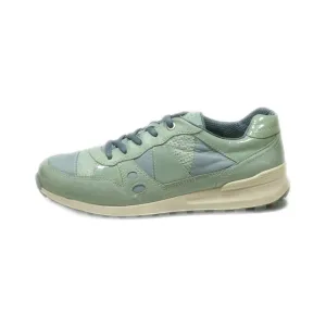 Ecco Lace Ups Pu Leather Grey Colour For Women