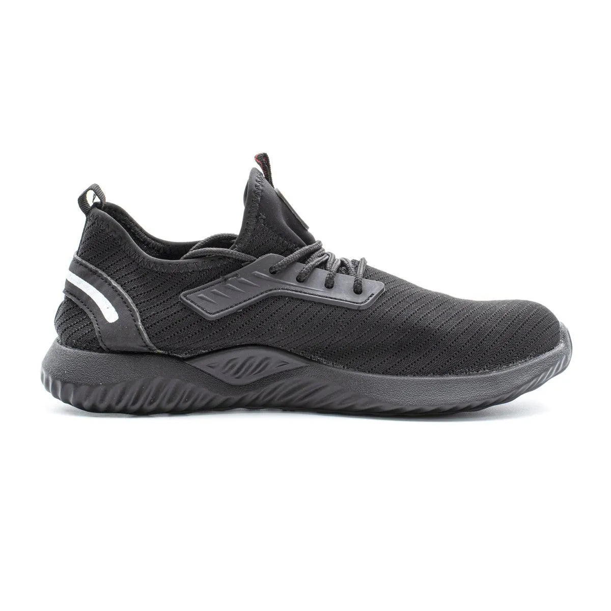 Fashion Safety Sport Shoes Fabric Black Colour For Men