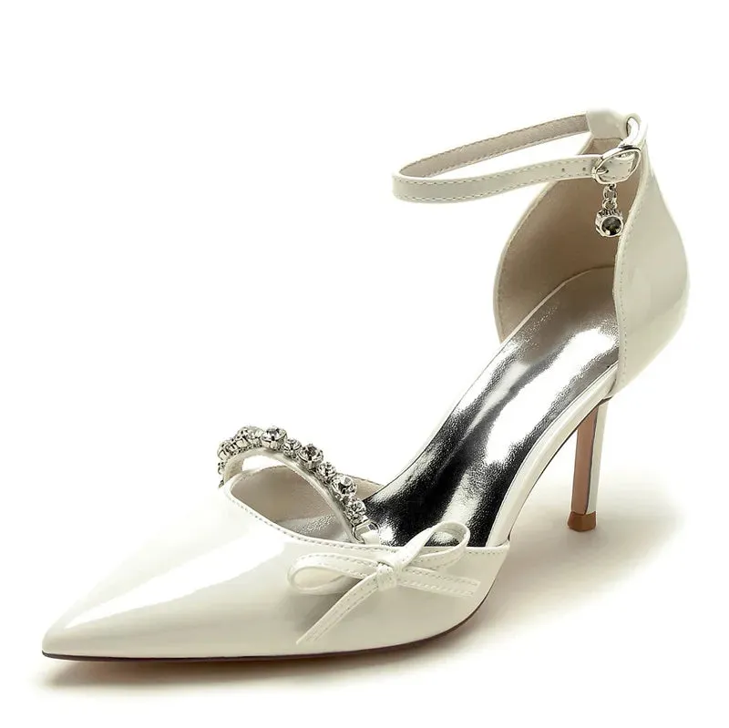 Funki Buys | Shoes | Women's Patent Leather Bridal Pumps