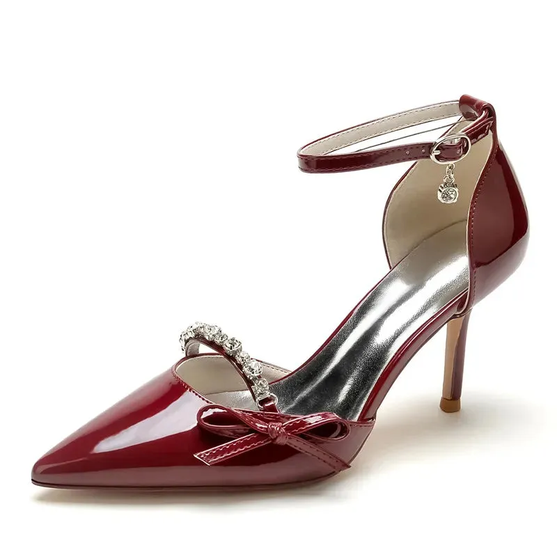 Funki Buys | Shoes | Women's Patent Leather Bridal Pumps