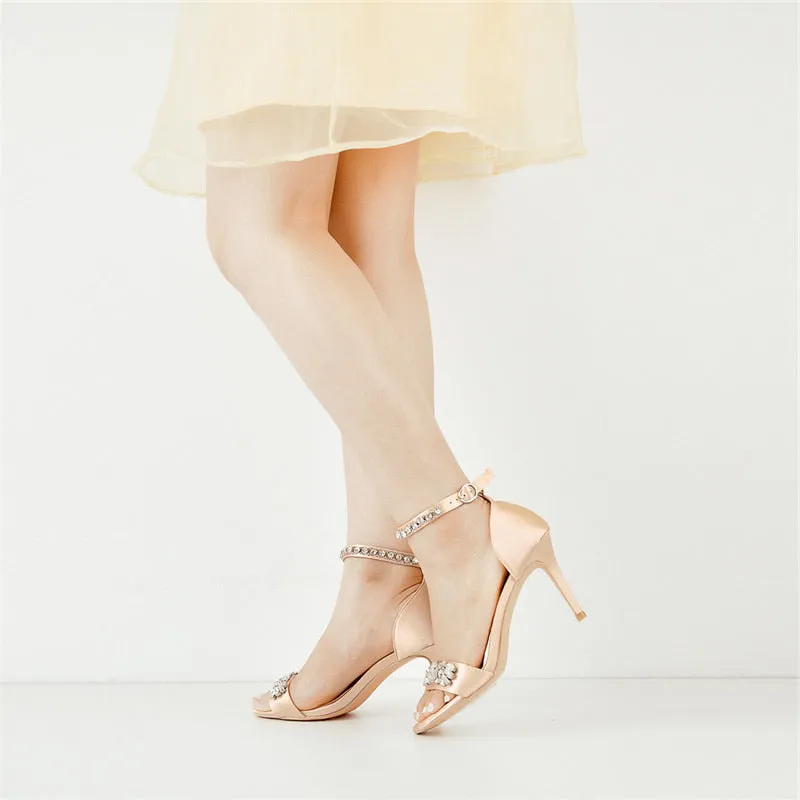 Funki Buys | Shoes | Women's Rhinestone Bridal Stilettos