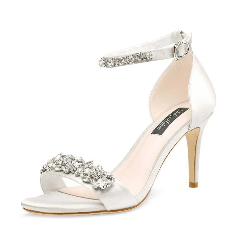 Funki Buys | Shoes | Women's Rhinestone Bridal Stilettos