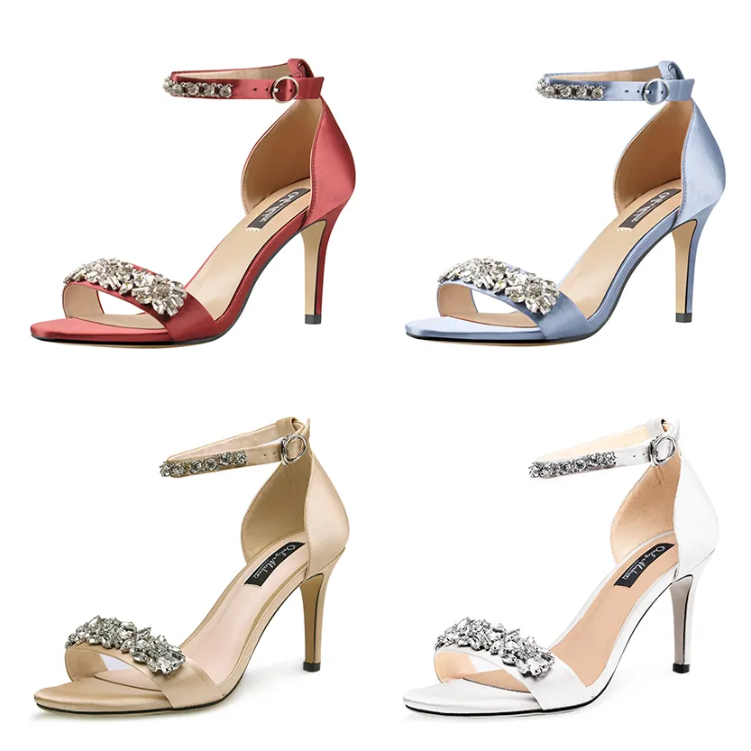 Funki Buys | Shoes | Women's Rhinestone Bridal Stilettos