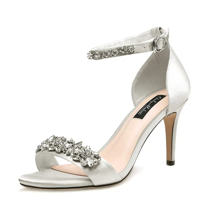 Funki Buys | Shoes | Women's Rhinestone Bridal Stilettos