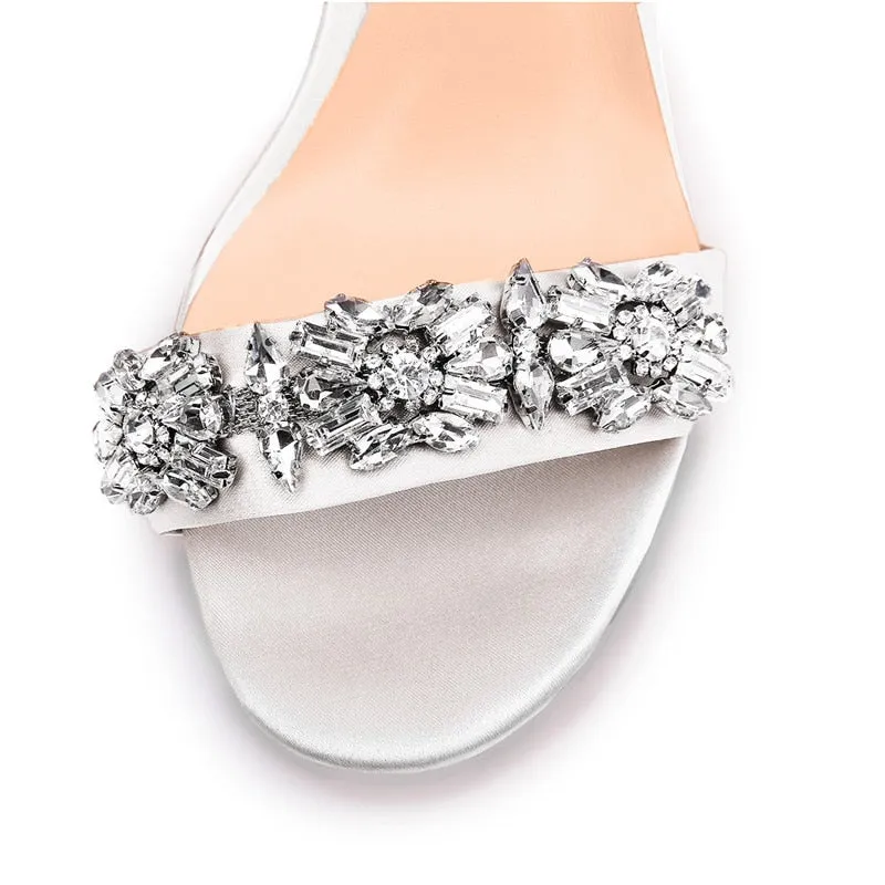 Funki Buys | Shoes | Women's Rhinestone Bridal Stilettos
