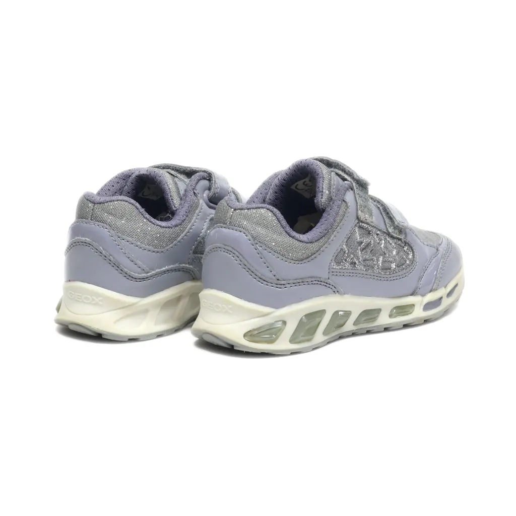 Geox Sneakers Fabric Grey Colour For Kids