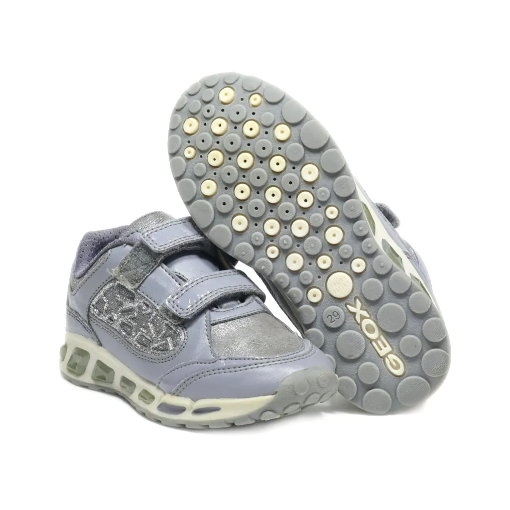 Geox Sneakers Fabric Grey Colour For Kids