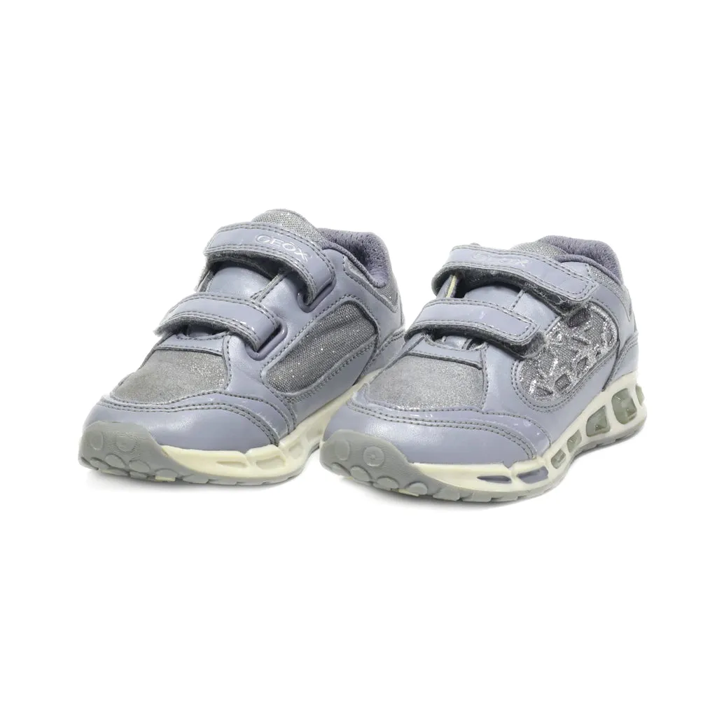Geox Sneakers Fabric Grey Colour For Kids