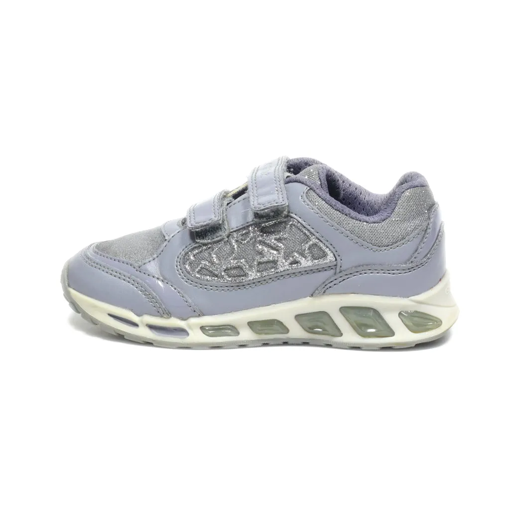 Geox Sneakers Fabric Grey Colour For Kids
