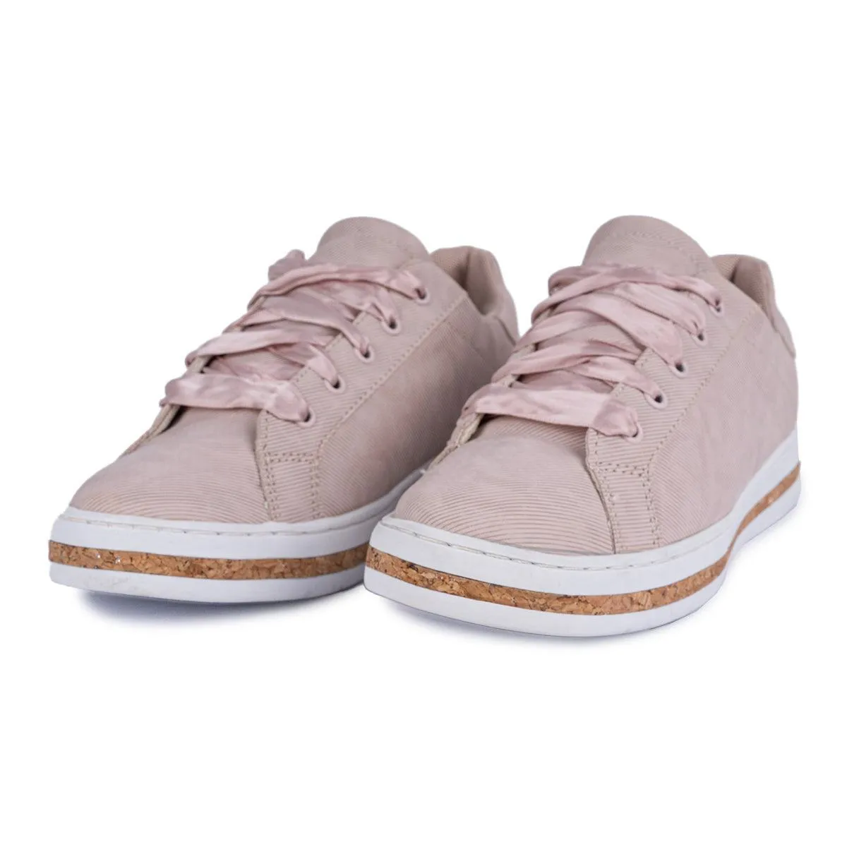 Graceland Low-Top Sneakers Leather Pink Colour For Women