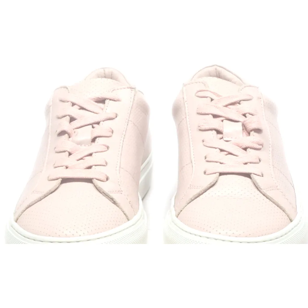 Greats Lace Ups Leather Pink Colour For Women