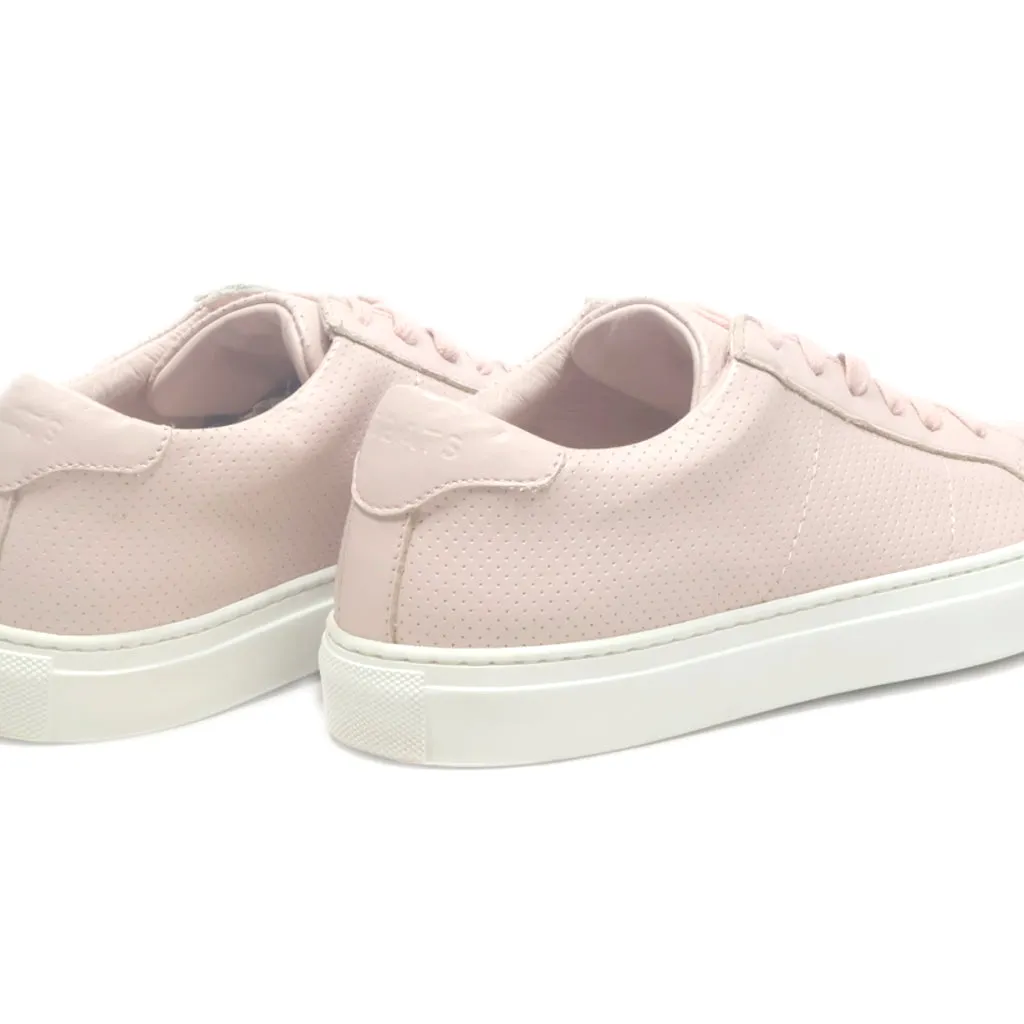 Greats Lace Ups Leather Pink Colour For Women