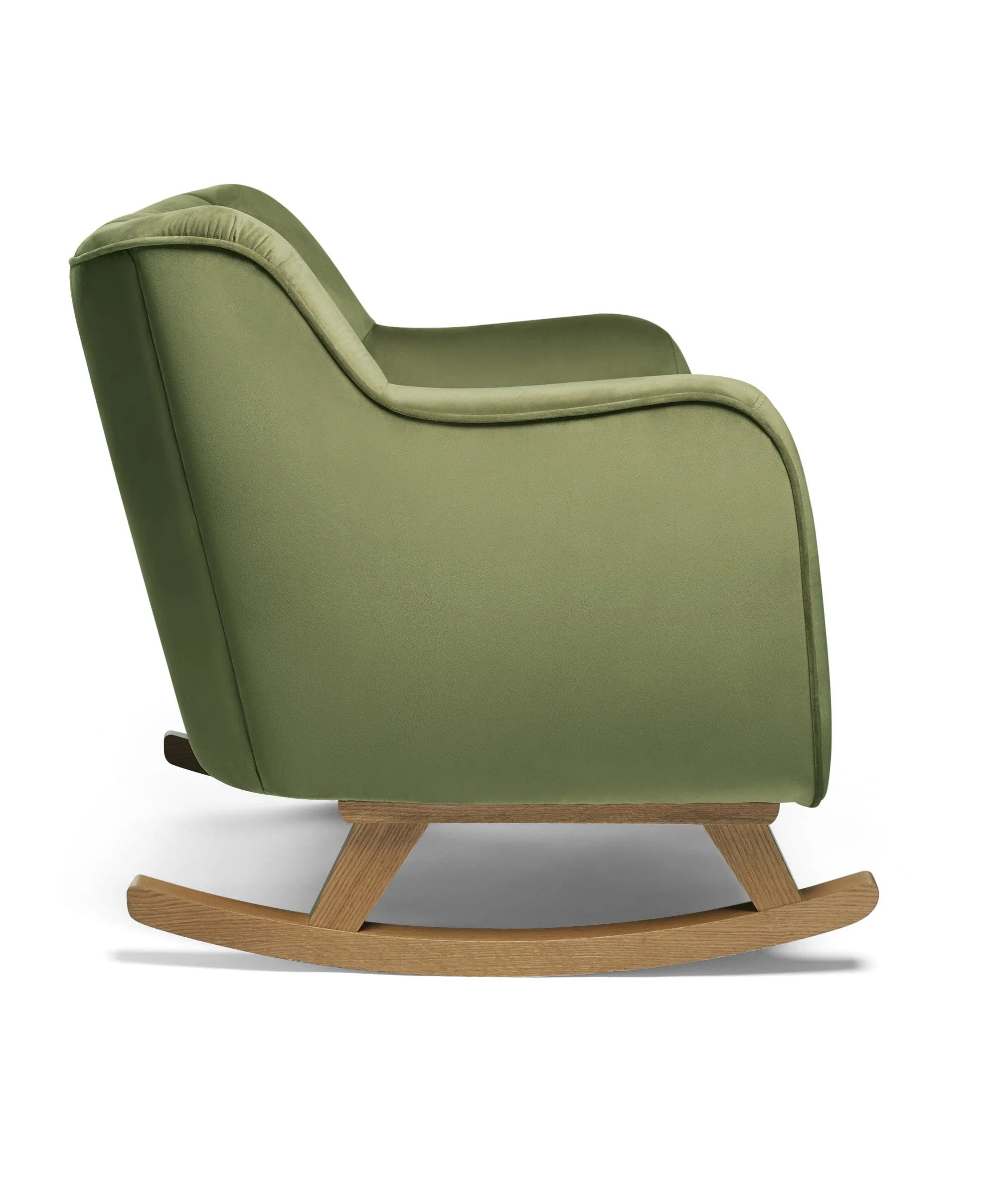 Hilston Cuddle Chair - Olive Velvet