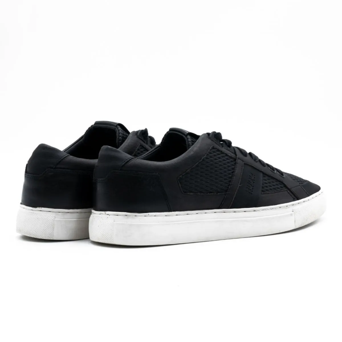 Hugo Boss Hugo By Futurism Tenn Low-Top Sneakers Leather Black Colour For Men