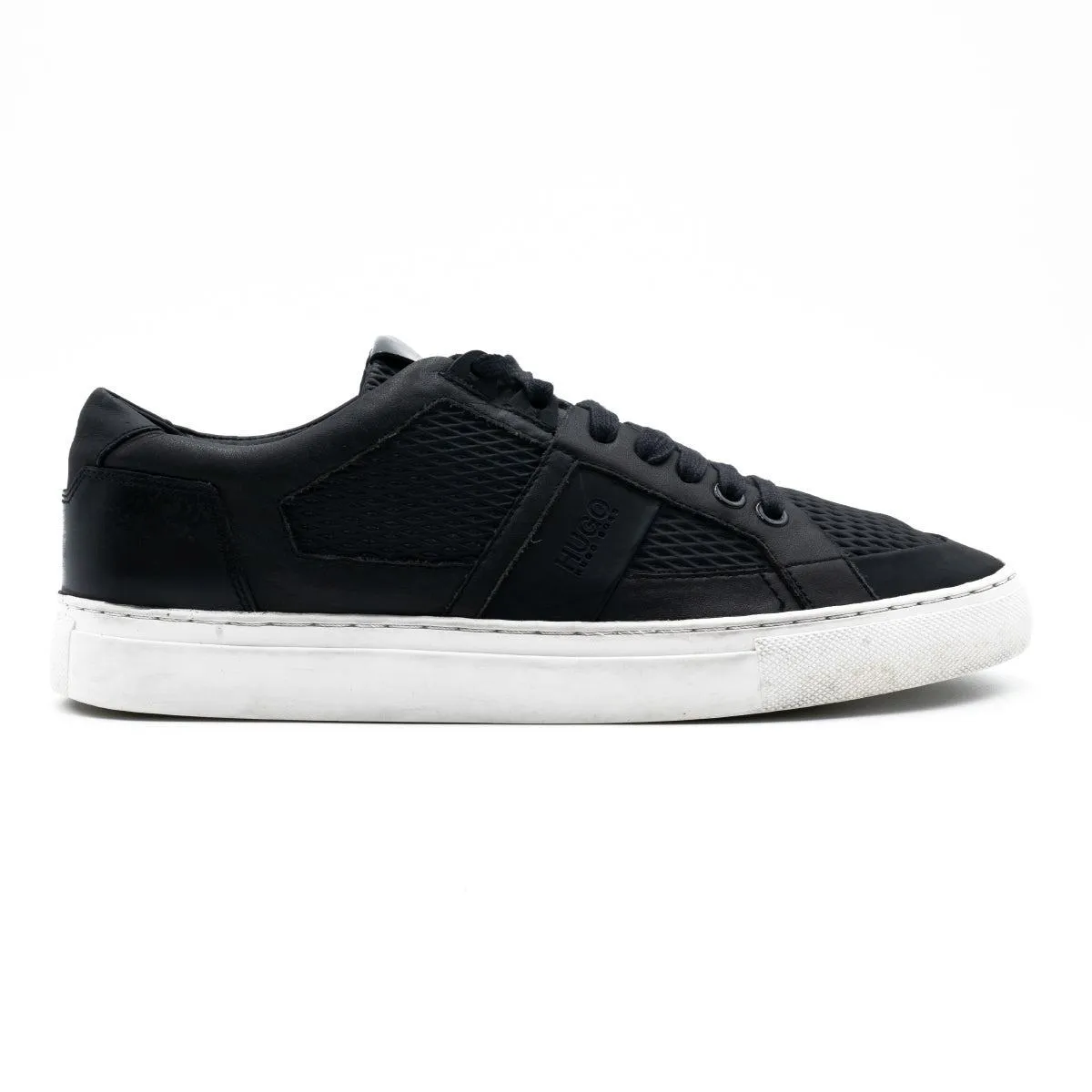 Hugo Boss Hugo By Futurism Tenn Low-Top Sneakers Leather Black Colour For Men