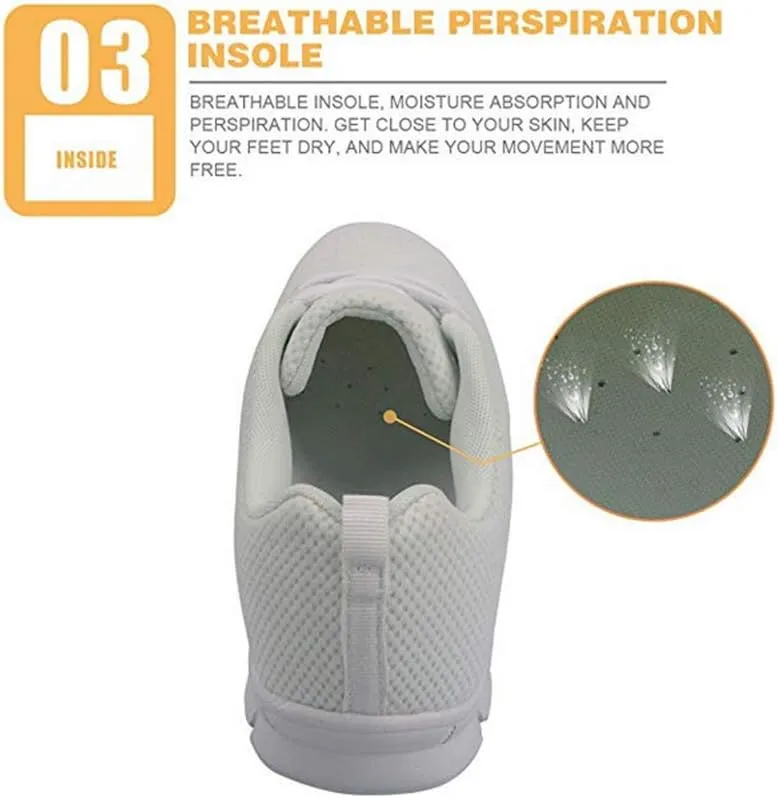 Jeiento Christmas Shoes for Women Men Road Running Shoes Fashion Sneakers Comfort Sports Walking Tennin Shoes Gifts for Boy Girl