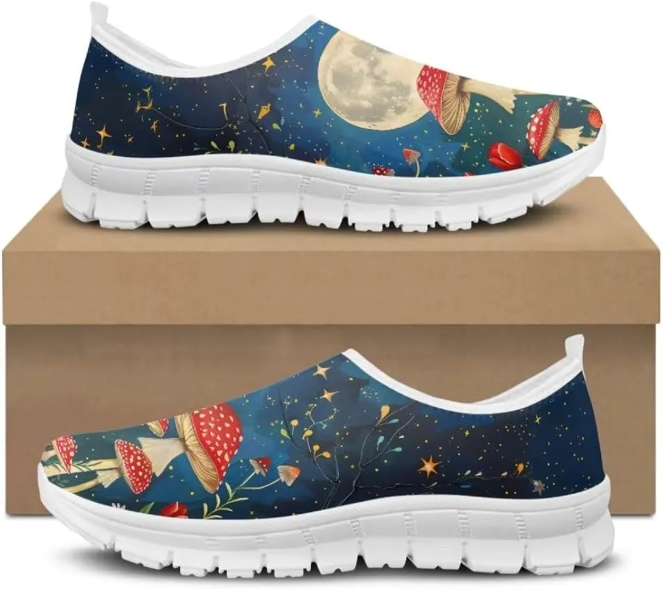 Jeiento Christmas Shoes for Women Non Slip Tennis Shoes Outdoor Running Sneaker for Hiking Walking Sports Travel Jogging Shoes