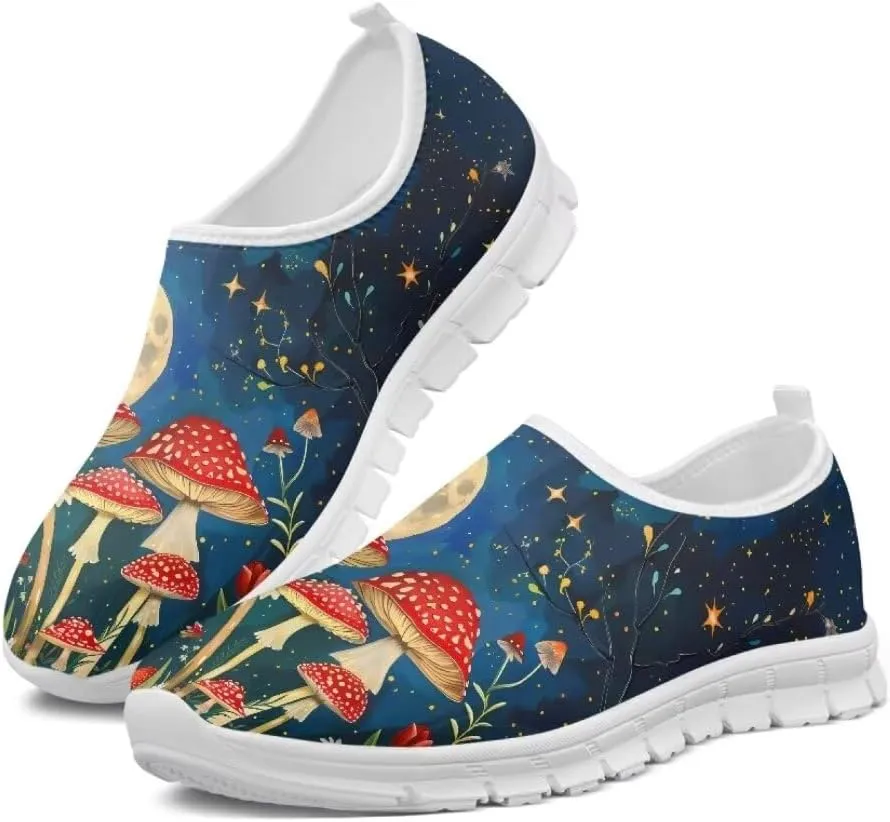 Jeiento Christmas Shoes for Women Non Slip Tennis Shoes Outdoor Running Sneaker for Hiking Walking Sports Travel Jogging Shoes