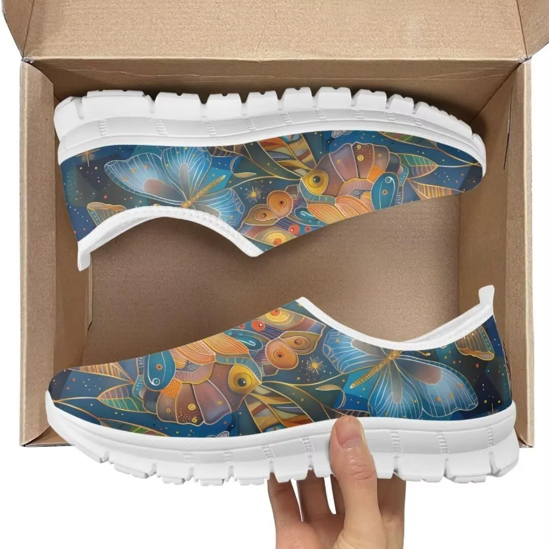Jeiento Slip-On Loafers for Women Lady Non Slip Travel Walking Flat Shoes Casual Shoes Non Slip Dressy Shoes Play Fashion Sneaker
