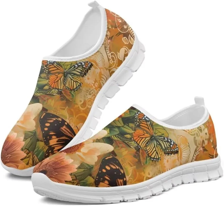 Jeiento Slip-On Loafers for Women Lady Non Slip Travel Walking Flat Shoes Casual Shoes Non Slip Dressy Shoes Play Fashion Sneaker