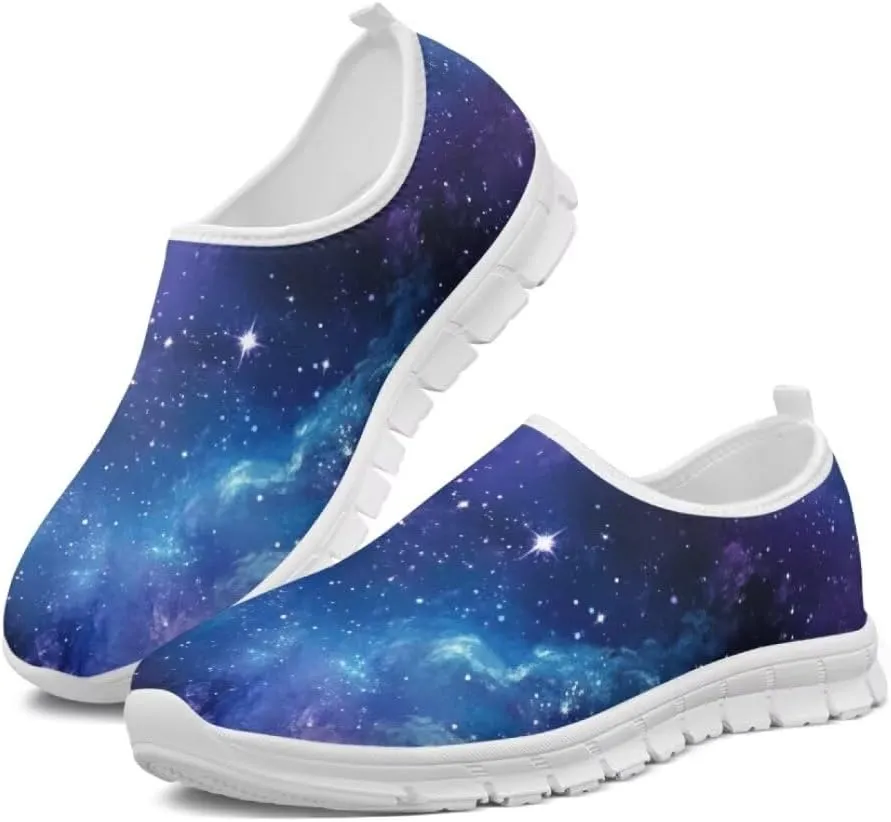 Jeiento Women's Go Walk Sneaker Casual Shoes Adult Outdoor Slip-On Loafers Time Off Sneaker Breathable Soft Shoes Dressy Shoes