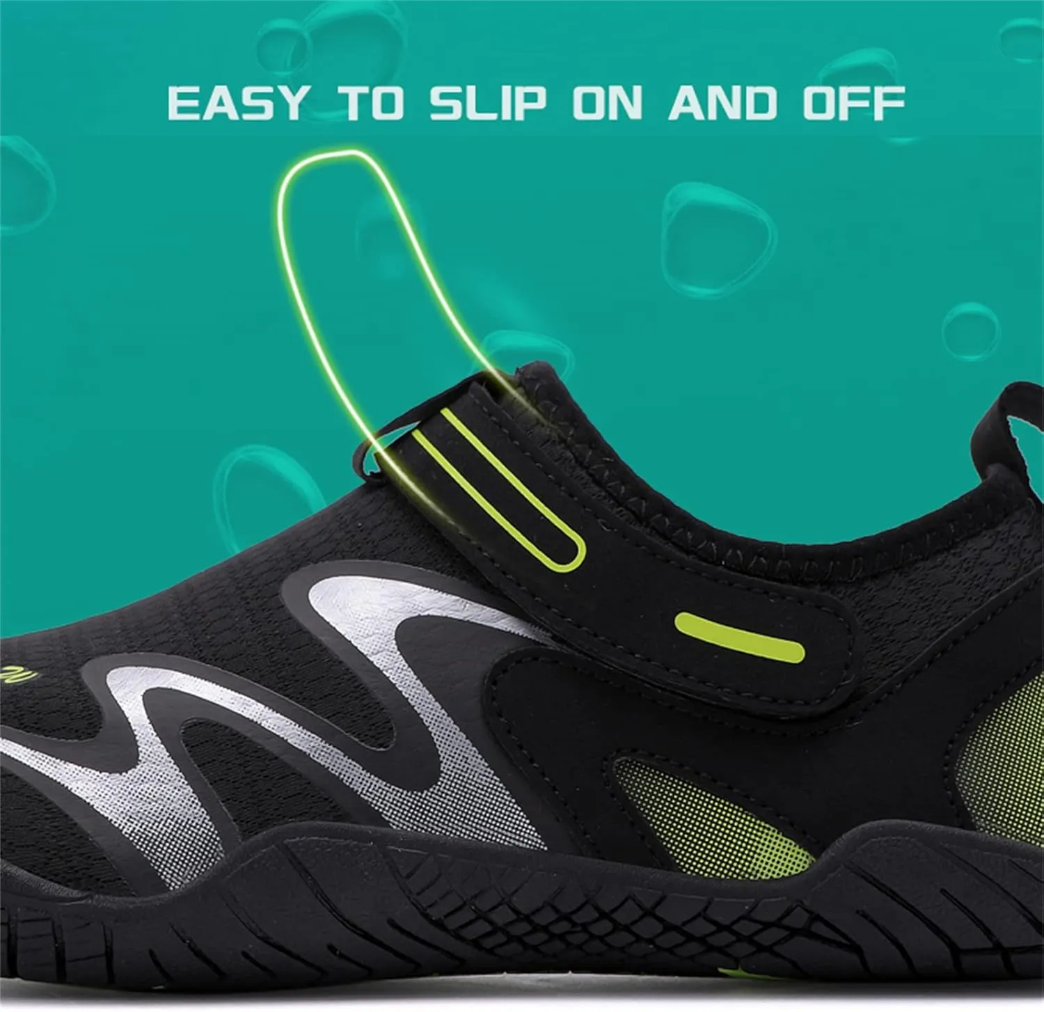 JiuQing Water Shoes Men Women Diving Surf Beach Shoes Quick Dry Adjustable Yoga Fitness Barefoot Shoes
