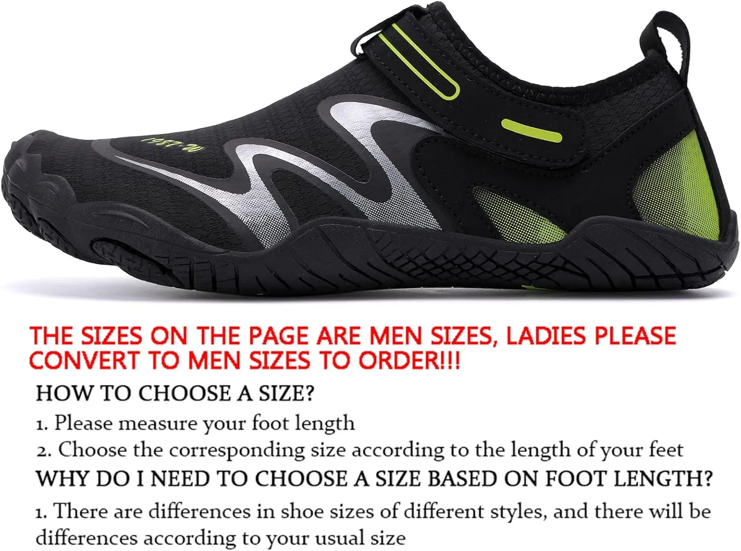 JiuQing Water Shoes Men Women Diving Surf Beach Shoes Quick Dry Adjustable Yoga Fitness Barefoot Shoes
