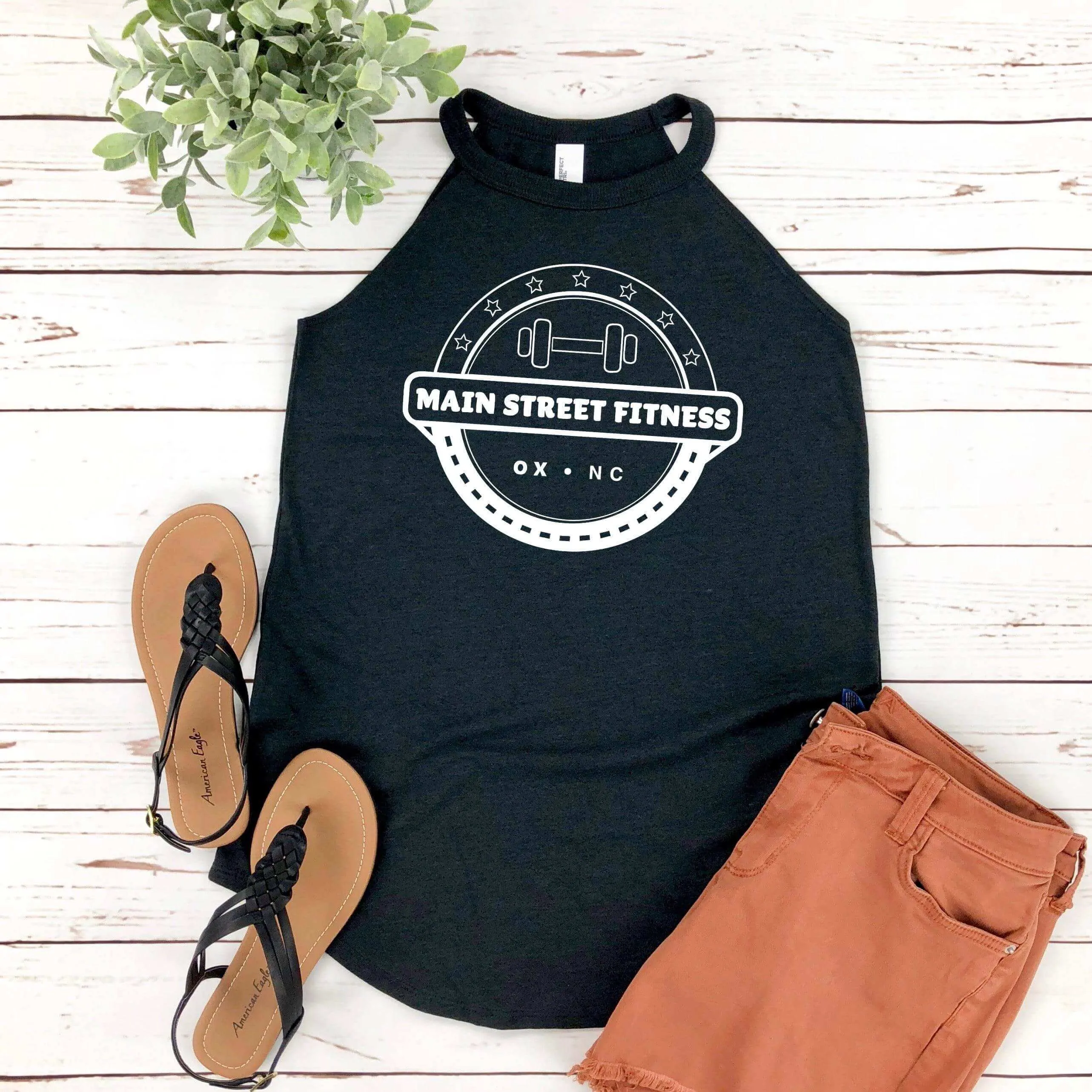 Main Street Fitness Halter Tank