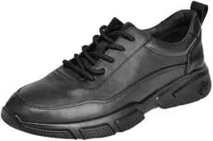 Men's Fashion Classic Pointed Toe Lace Up Low Top Leather Dress Shoes Men's Breathable Comfortable Business Lace Up Oxford Shoes