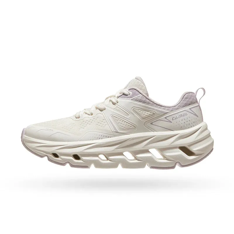 "Golden Camel Cushioned Jogging Shoes"