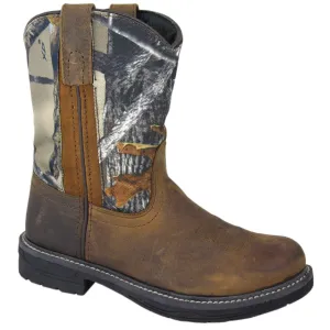 Smoky Mountain Children's Brown/True Timber Camo Wellington